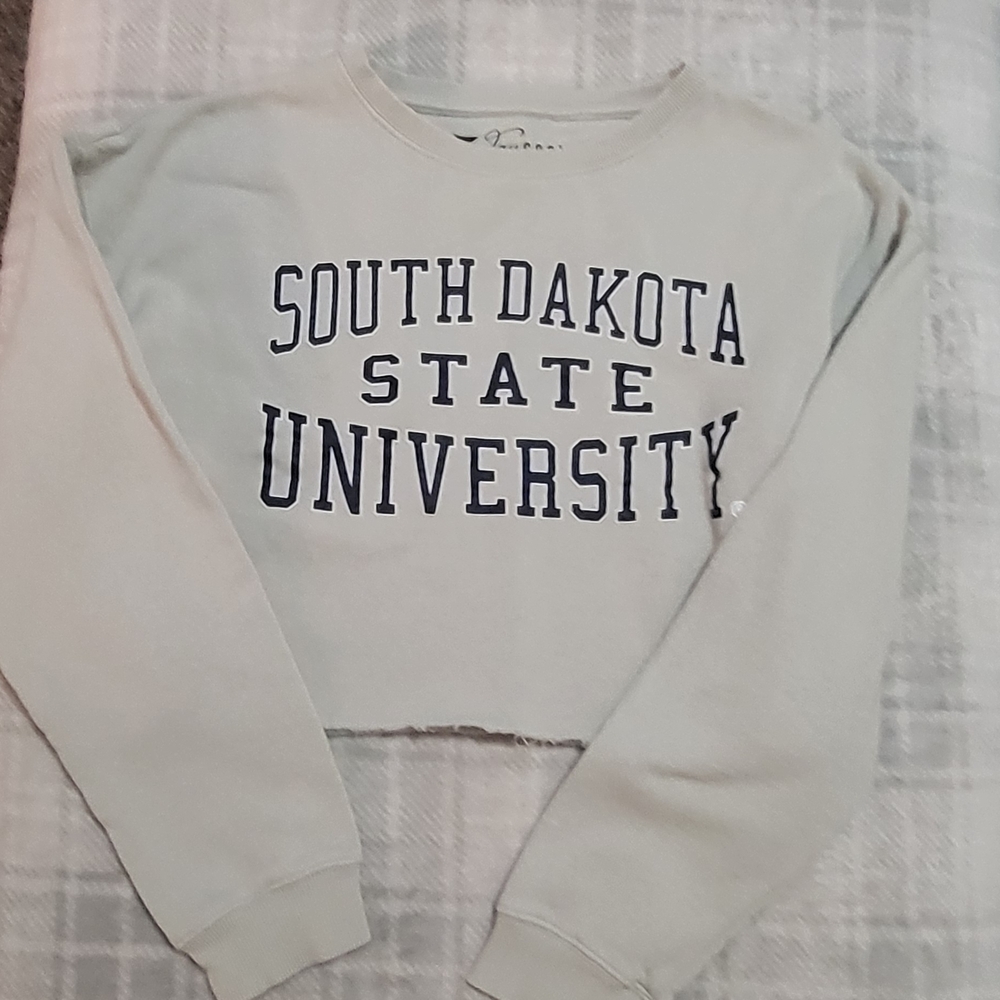 South Dakota State University Graphic Cropped Sweatshirt